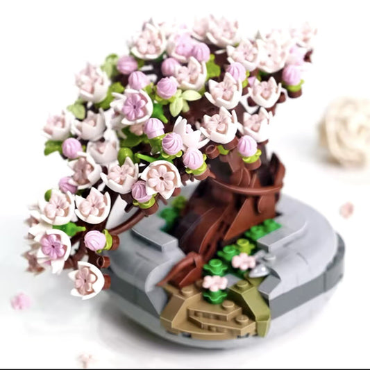 Bonsai Costruzioni Bouquet Fiori Di Ciliegio Finti da Costruire 426pz Botanical