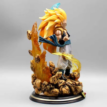 Gotenks Super Saiyan 3 Action Figure 22cm Dragon Ball Z Statua Collezione Anime
