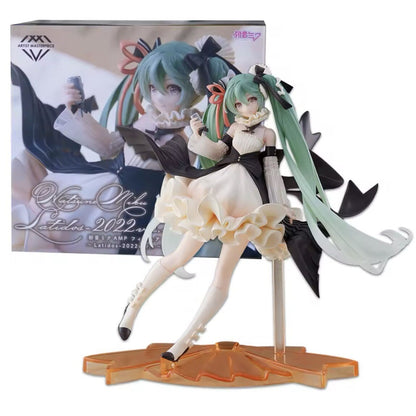 Action Figure Maid Vocaloid Hatsune Miku 21cm Statua Da Collezione Kawaii New
