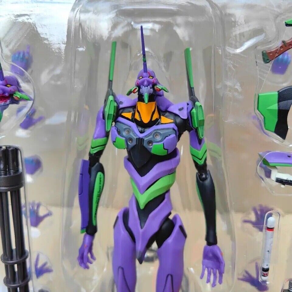 Action Figure Eva 01 Prototype Robot Neon Genesis Evangelion 16cm Statua Diorama