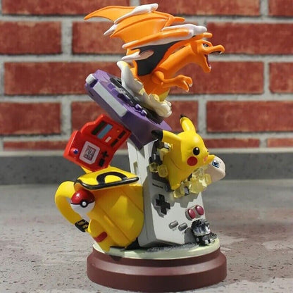 Action Figure Pokemon Statua Da Collezione 20cm Pikachu Charizard Mew Gameboy