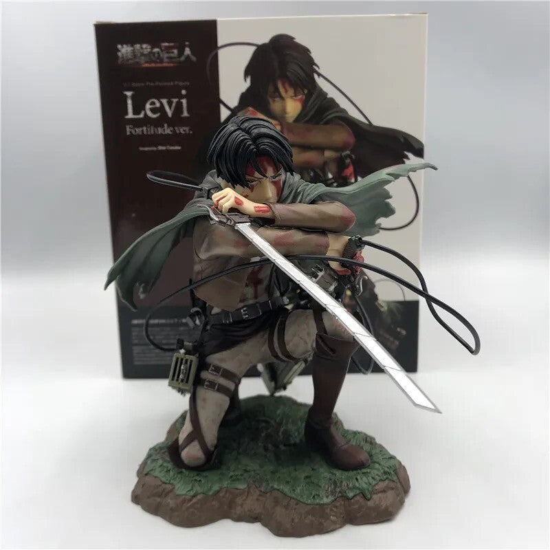 Action Figure Levi Ackerman 18cm Attack On Titan Statua Collezione Anime Manga