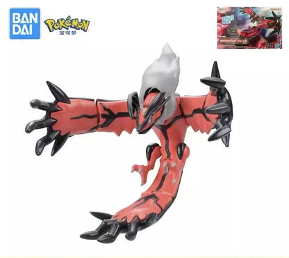 Action Figure Pokemon Plastic Model Kit Yveltal Statua Collezione Anime Bandai
