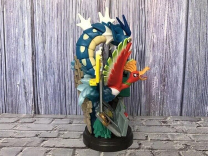 Action Figure Pokemon Statua Da Collezione 25cm Oh-oh Pikachu Gyarados Gameboy