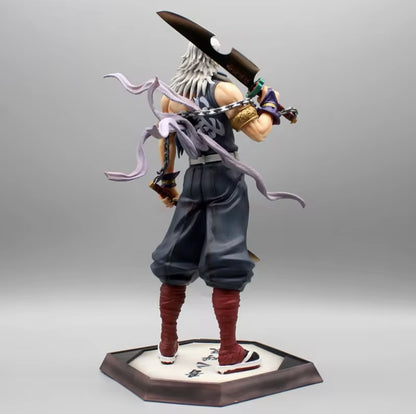 Action Figure Tengen Uzui Manga Demon Slayer 32cm new Statua Da Collezione Anime