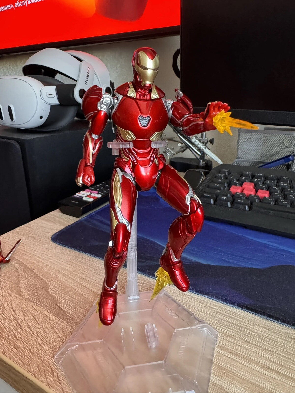 Modelkit Iron Man Mark 50 L Avengers Infinity War Action Figure Da Collezione