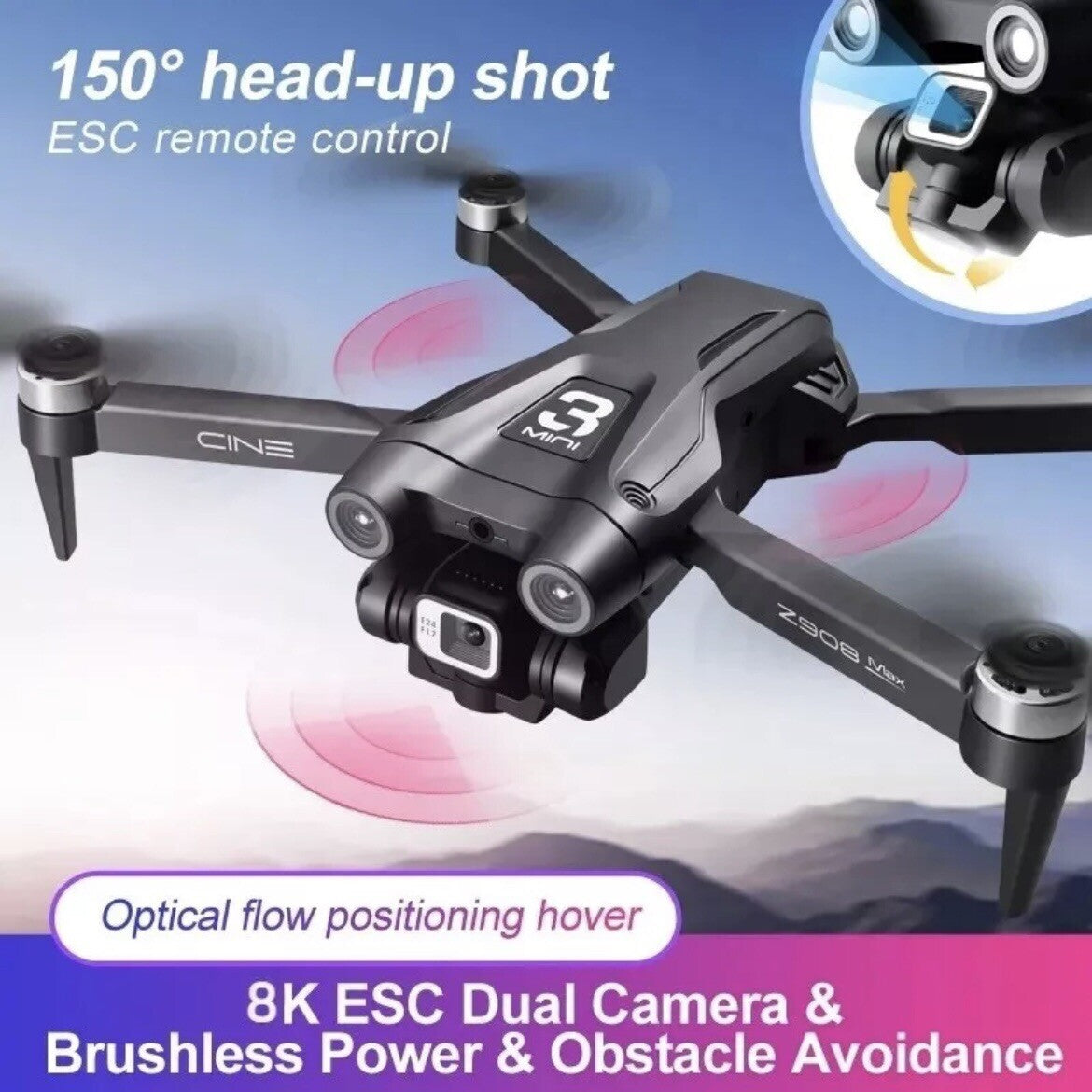 Drone Mija Z908Max 8K GPS Professionale HD Fotografia Aerea Dual Camera