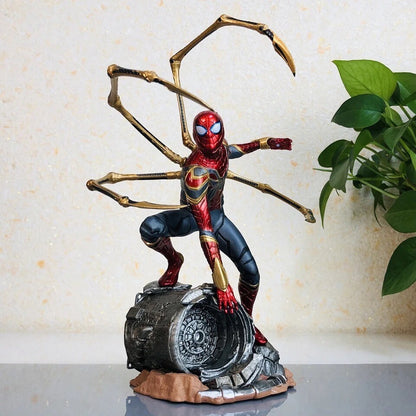 Action Figure Spiderman Statua Da Collezione Videogame Spider Anime Spiderverse