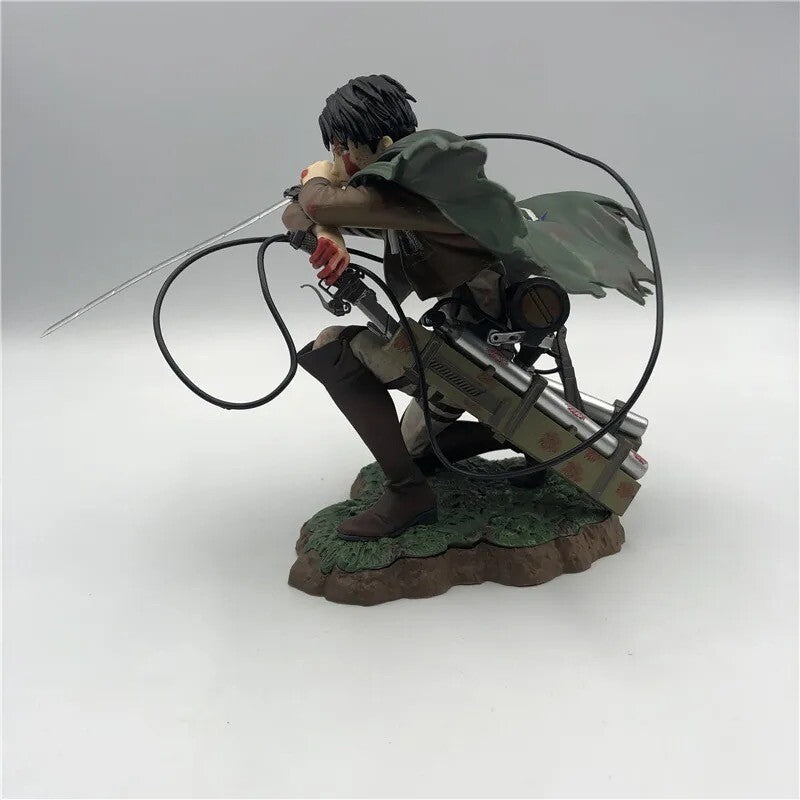 Action Figure Levi Ackerman 18cm Attack On Titan Statua Collezione Anime Manga