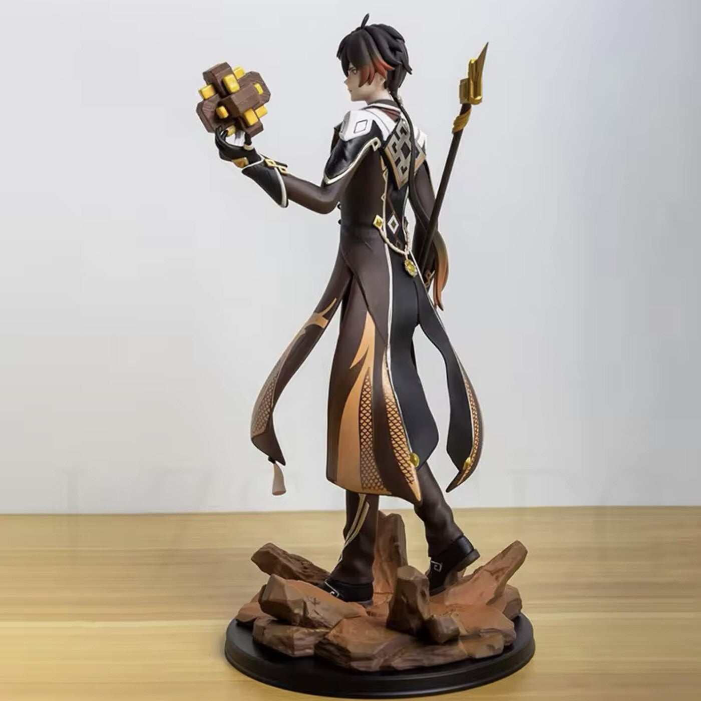 Action Figure Zhongli Genshin Impact Anime 28cm Da Collezione Game Console
