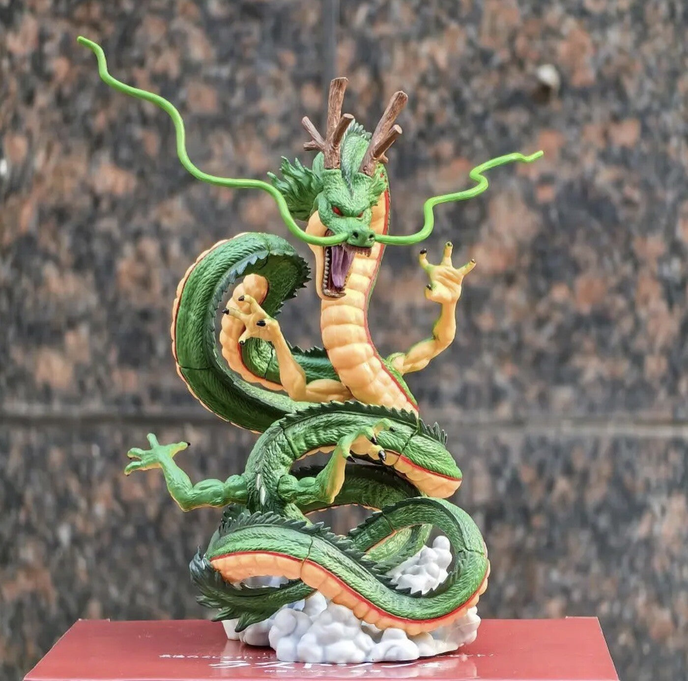 DragonBall Z Drago Shenron e Son Goku Statua Action Figure Anime Collezione 21cm