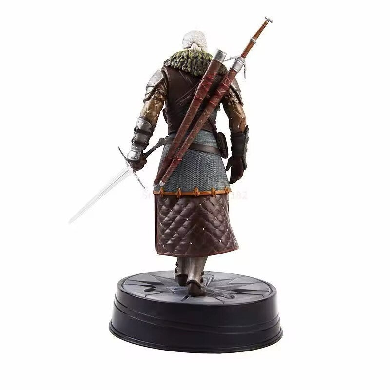 The Witcher Geralt Of Rivia Action Figure Wild Hunt Strigo Wolf 24 Cm Bear Armor
