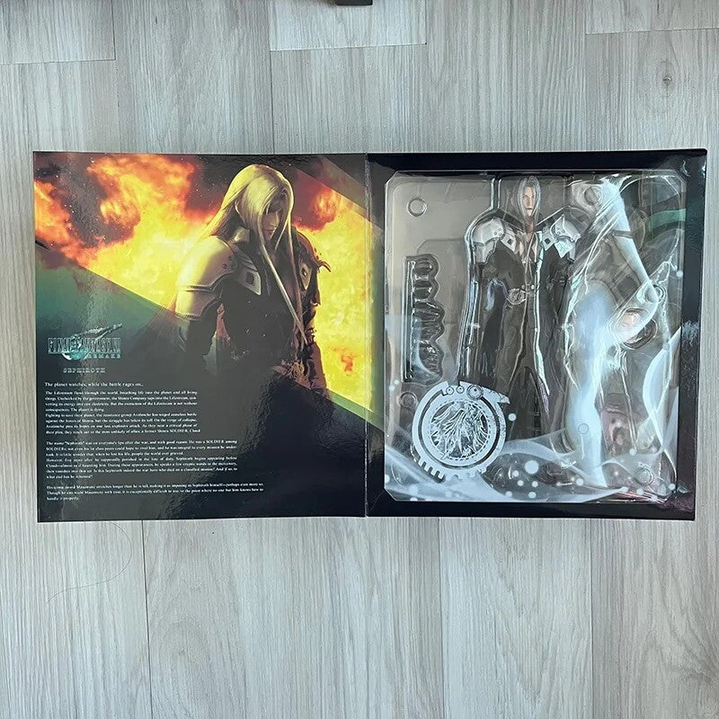 Action Figure Final Fantasy VII Statua Da Collezione Sephiroth 25cm Nuovo