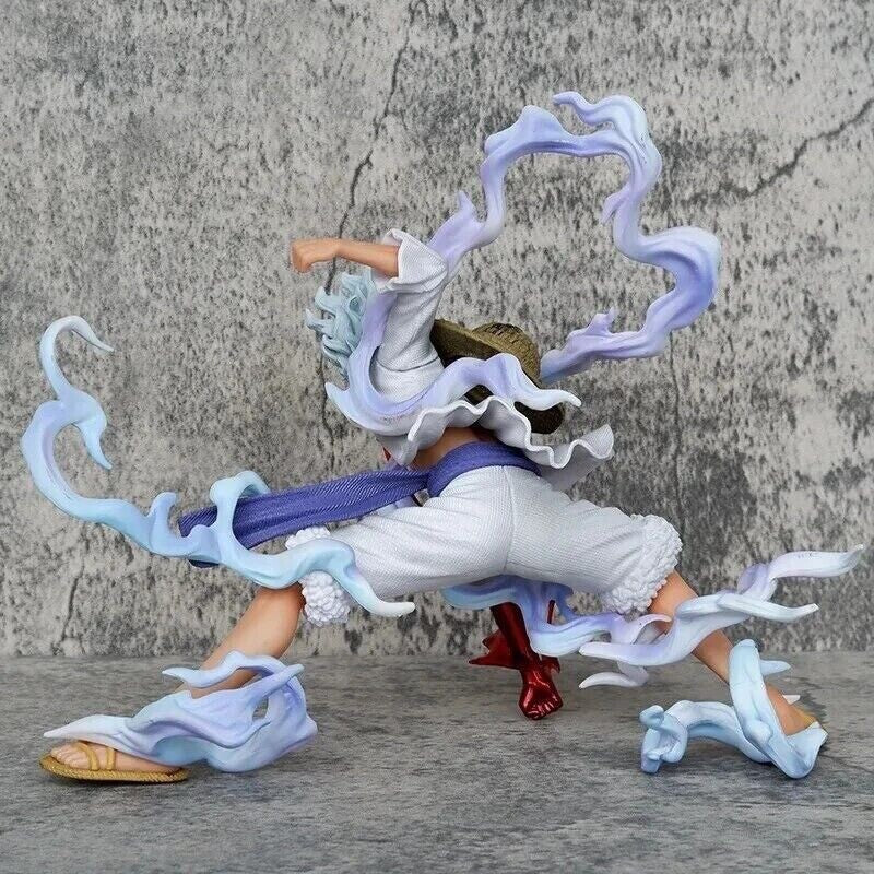 Action Figure Rubber One Piece Luffy 17.5cm Statua Monkey D. Rufy Da Collezione