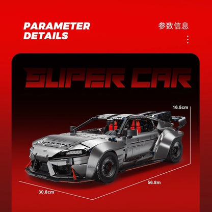 Toyota Supra Da Costruire Mattoncini Technic 4399 Pezzi Nero Nuova New