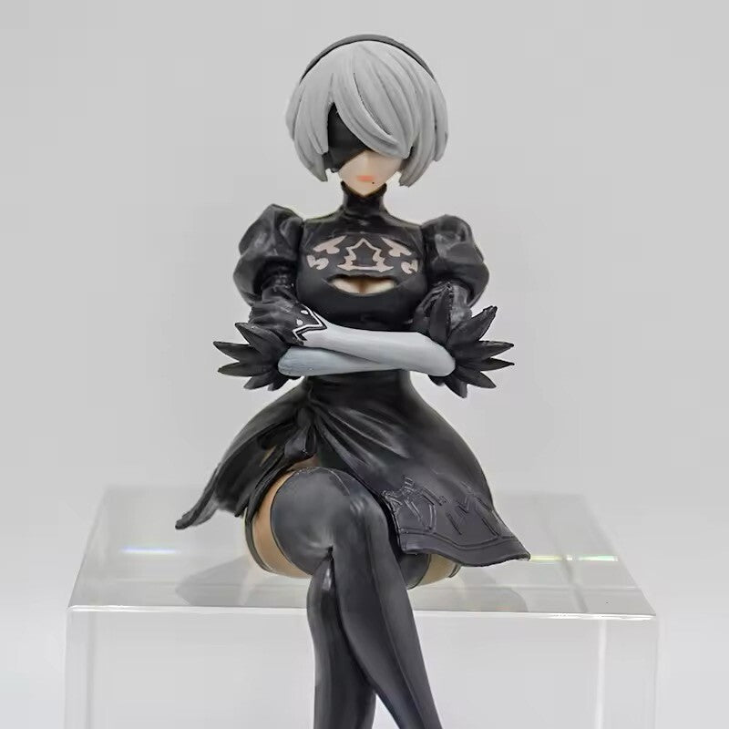 Action Figure Nier Automata Androide Type 2b Square Enix Anime Statua 15cm Game