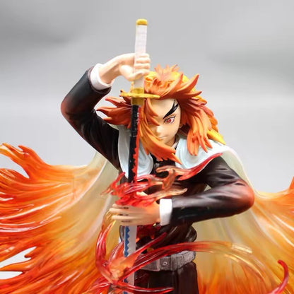 Action Figure Demon Slayer Kyoujuro Rengoku 30cm Manga Statua Collezione Anime