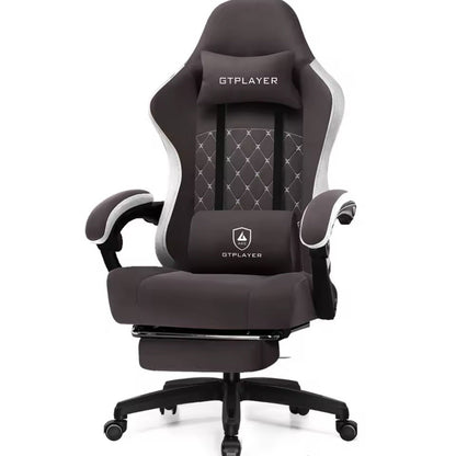 Sedia da Gaming Work Ufficio Ergonomica Reclinabile Poggiapiedi Gamer PC Console