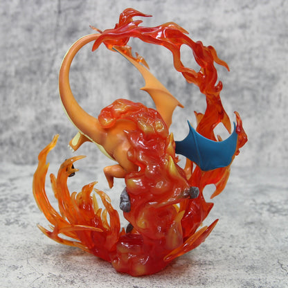 Action Figure Pokémon Charizard Evolution 21cm Statua Da Collezione Anime Manga