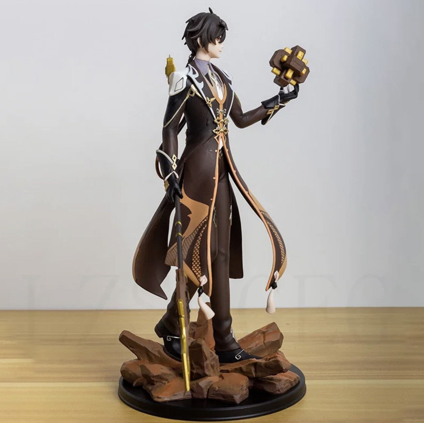Action Figure Zhongli Genshin Impact Anime 28cm Da Collezione Game Console