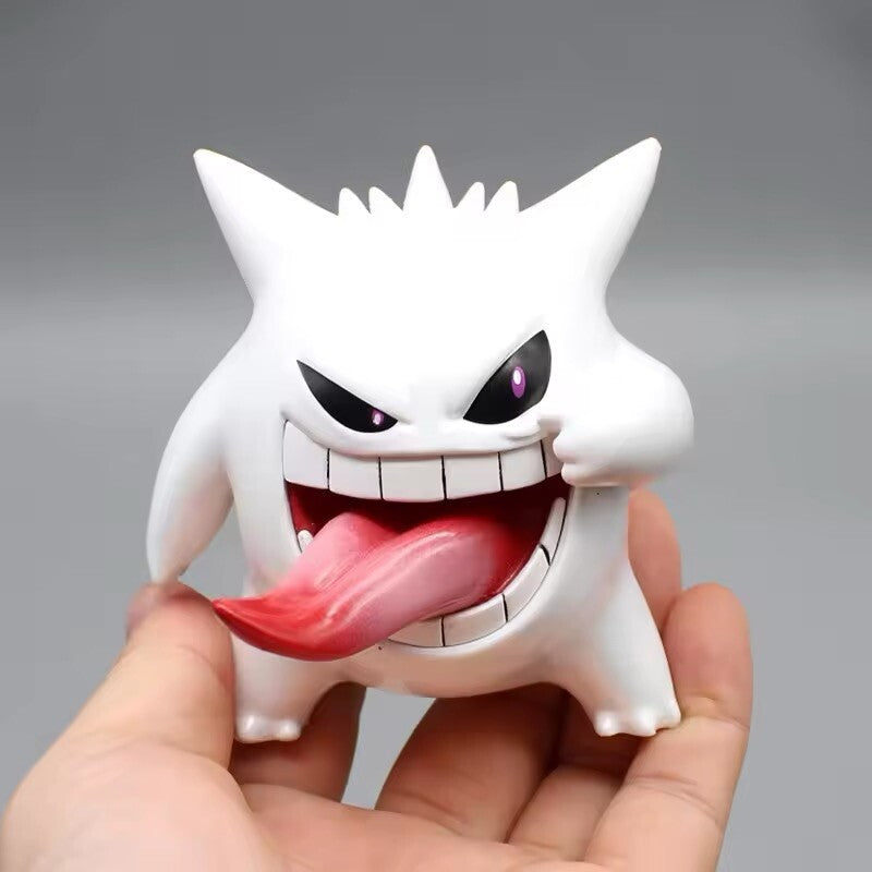 Action Figure Pokémon Gastly Gengar Shiny Evolution 9cm Da Collezione Anime New