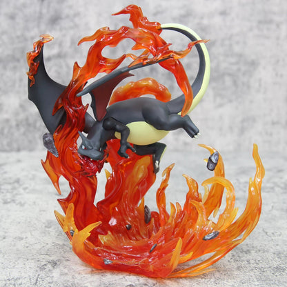 Action Figure Pokémon Dark Charizard 21cm Statua Da Collezione Black Anime Manga