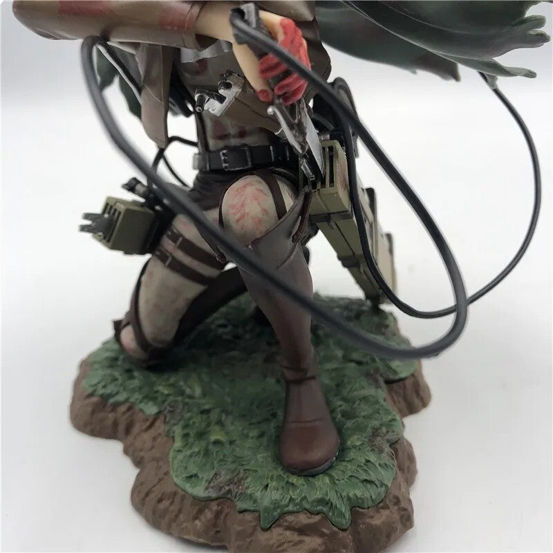 Action Figure Levi Ackerman 18cm Attack On Titan Statua Collezione Anime Manga