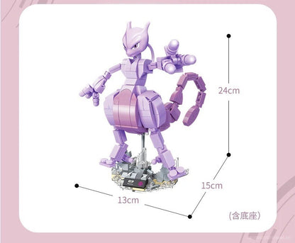 Pokemon Da Costruire Mattoncini Mewtwo Nuovo Pokeball Starter Costruzione Psico