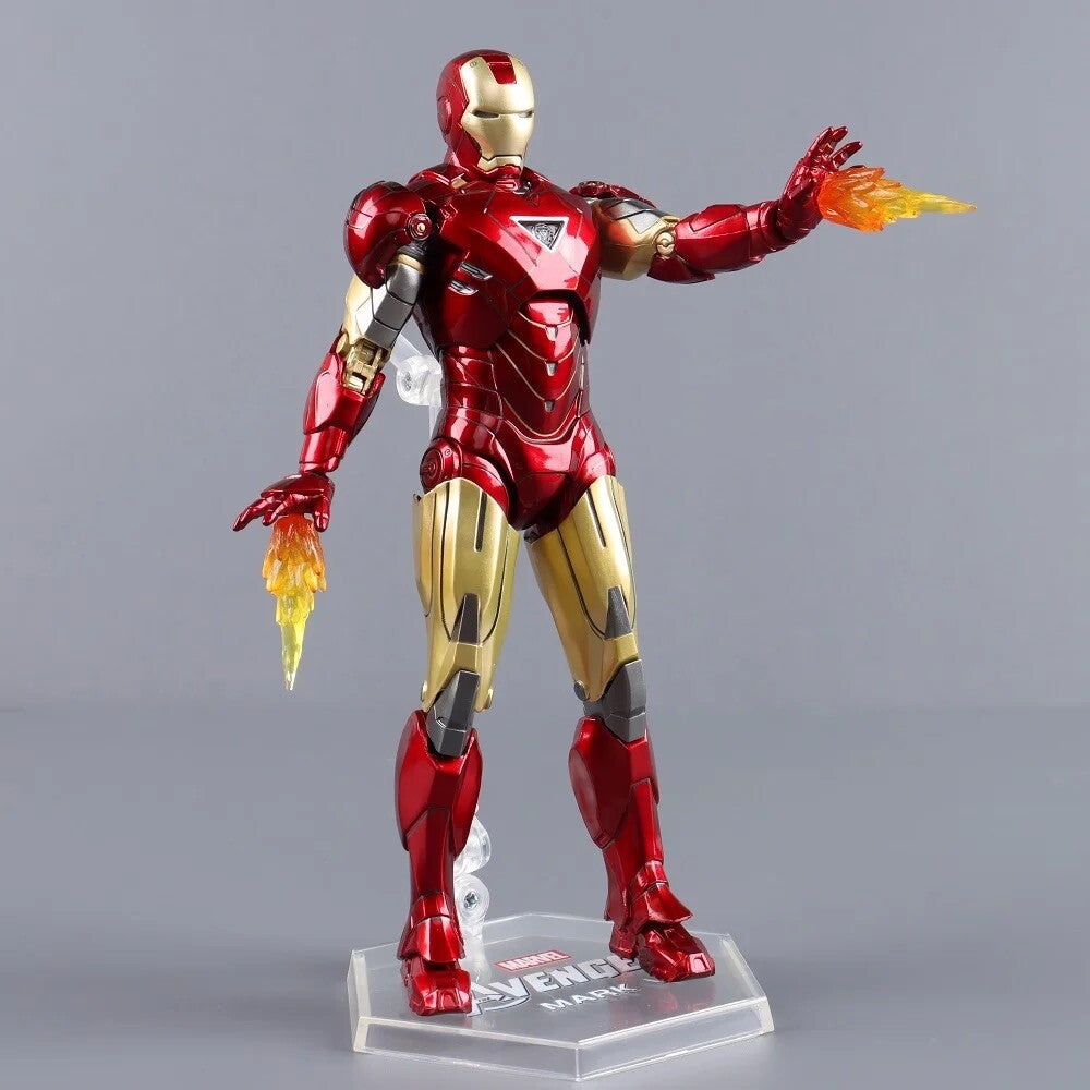 Action Figure Avengers Ironman Mk6 Nuova Statua Collezione Videogames Super Hero