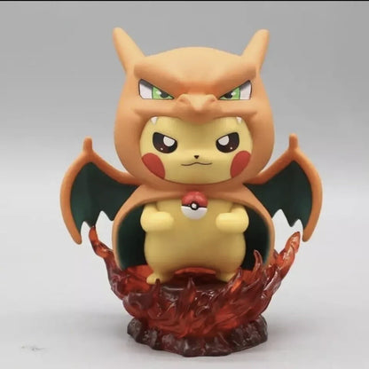 Action Figure Pokemon Statua Da Collezione 12cm Pikachu Charizard Nuova Gameboy