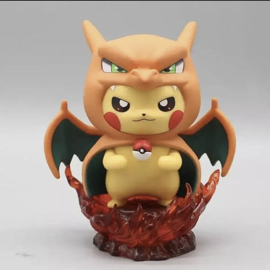 Action Figure Pokemon Statua Da Collezione 12cm Pikachu Charizard Nuova Gameboy