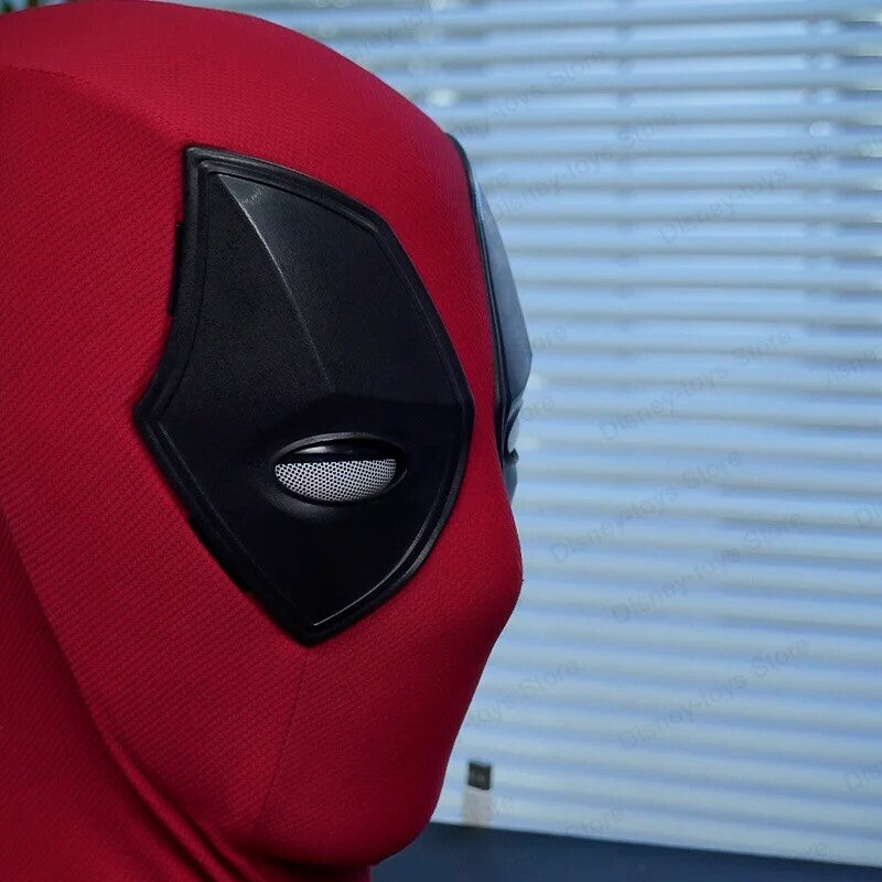 Maschera Deadpool Cosplay Marvel Comics Film Deadpool & Wolverine Occhi Moventi