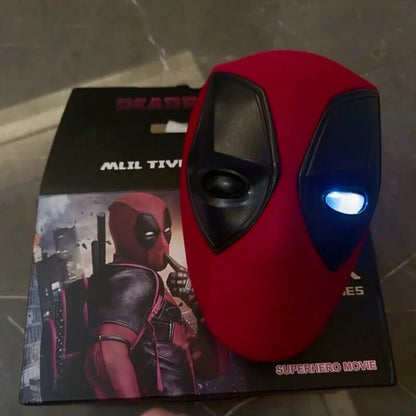 Maschera Deadpool Cosplay Marvel Comics Film Deadpool & Wolverine Occhi Moventi