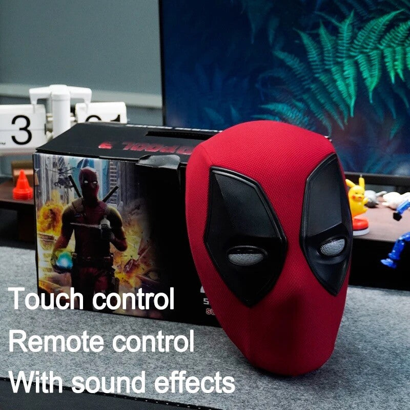 Maschera Deadpool Cosplay Marvel Comics Film Deadpool & Wolverine Occhi Moventi