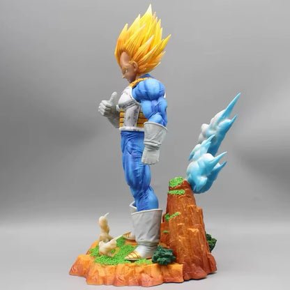 Action Figure Vegeta Super Sayan Dragon Ball Z Kakarot 36cm Statua Da Collezione