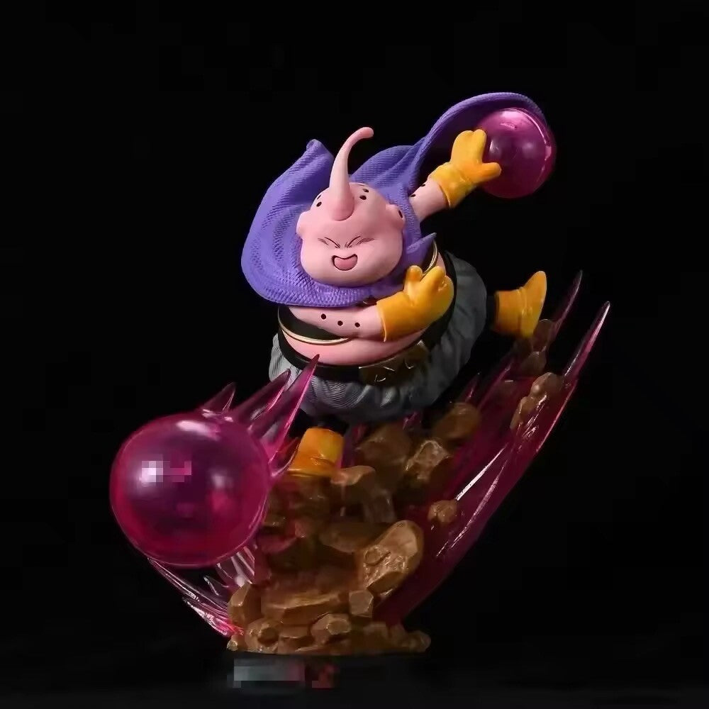 Action Figure Dragon Ball Z Fat Majin Bu Light 20cm Statua Da Collezione Anime
