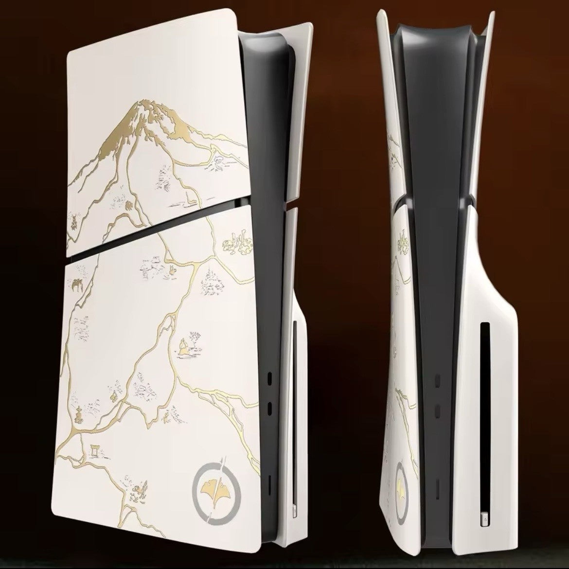Ps5 Cover Ghost Of Yotei 30 Face Plate Coperture Slim/Fat/ Pro Digital/Disc Play