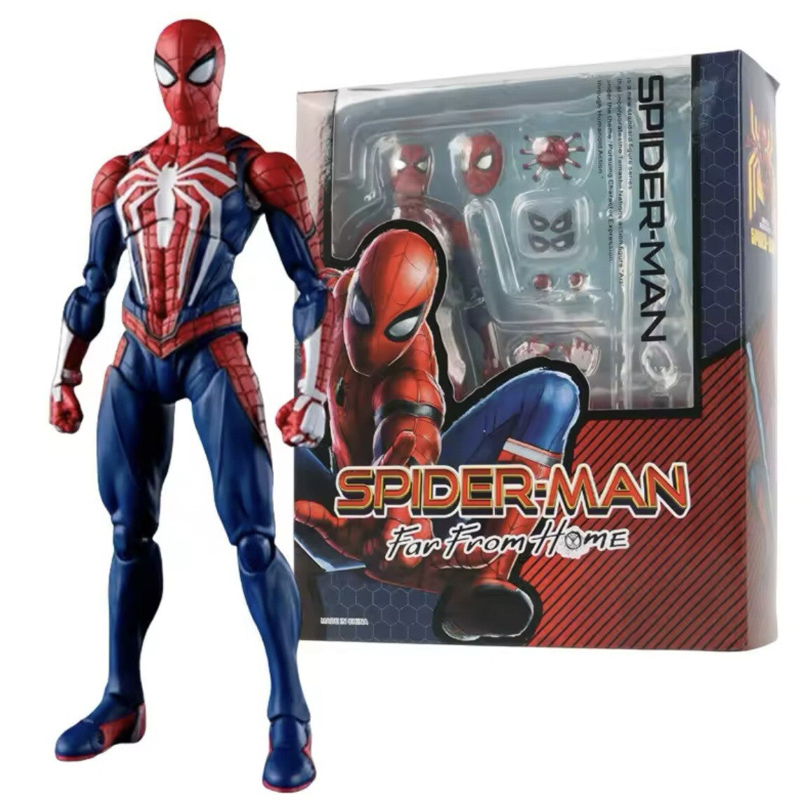 Action Figure Spiderman Videogame Marvel Avengers Anime 15cm Da Collezione New
