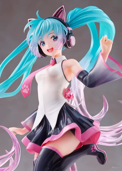 Action Figure Maid Vocaloid Hatsune Miku 23cm Statua Collezione Kawaii Fortnite