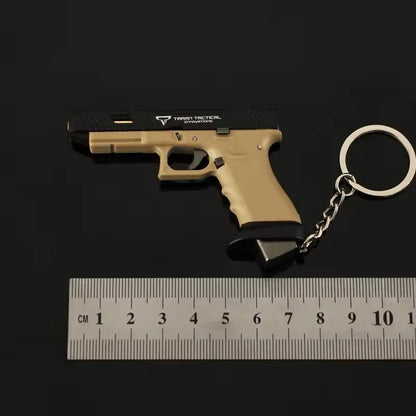 Mini Pistola Giocattolo Glock G34 Da Collezione Portachiavi metallo Scala 1:3