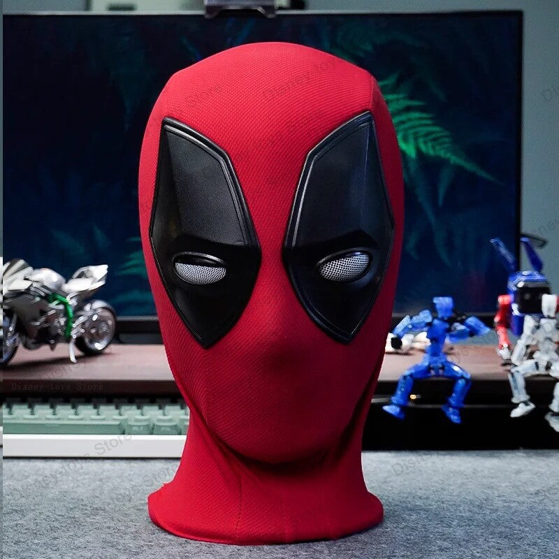 Maschera Deadpool Cosplay Marvel Comics Film Deadpool & Wolverine Occhi Moventi