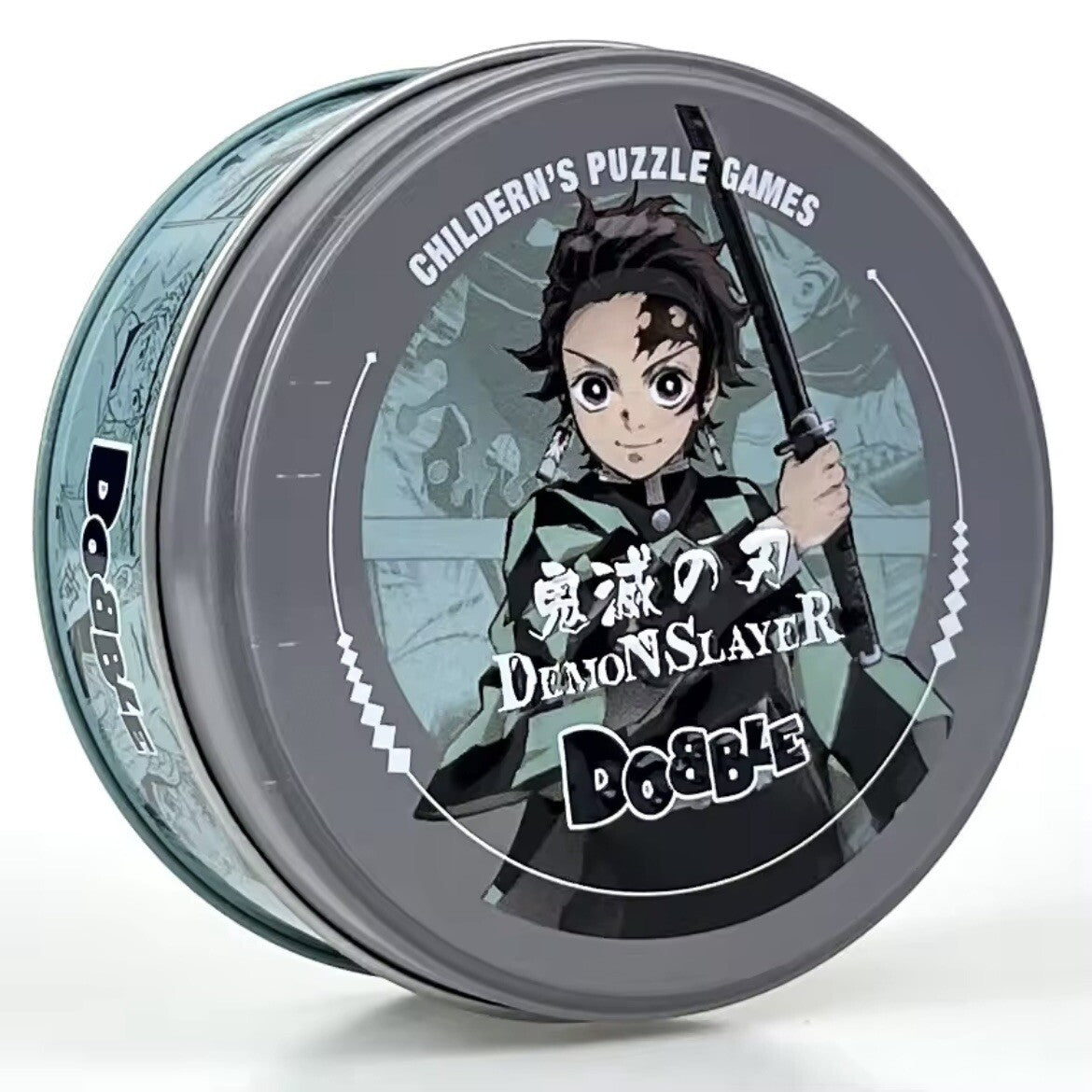 Dobble Spot It Demon Slayer Boardgame Gioco per la Famiglia Minigames Confezione