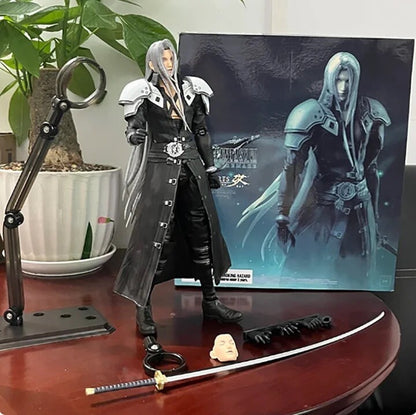 Action Figure Final Fantasy VII Statua Da Collezione Sephiroth 25cm Nuovo