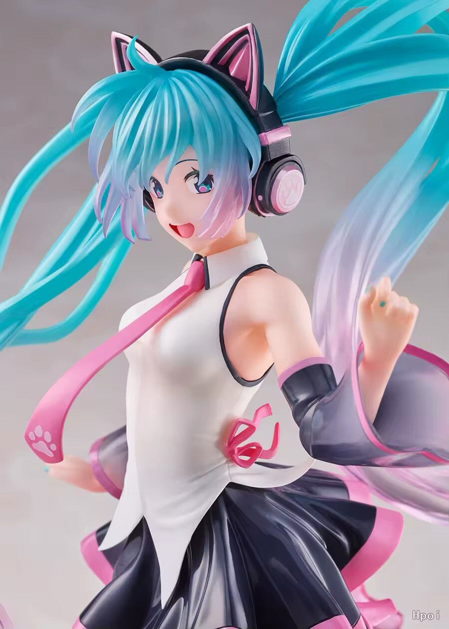 Action Figure Maid Vocaloid Hatsune Miku 23cm Statua Collezione Kawaii Fortnite