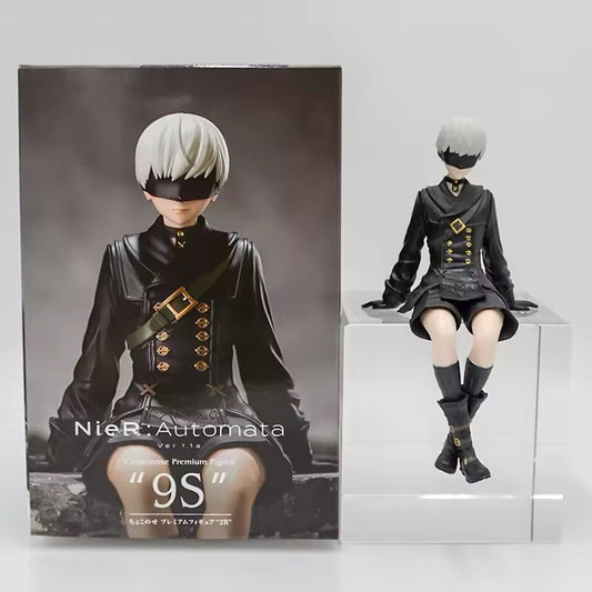 Action Figure Nier Automata Androide Type 9s Square Enix Anime Statua 15cm Game
