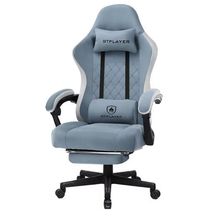 Sedia da Gaming Work Ufficio Ergonomica Reclinabile Poggiapiedi Gamer PC Console
