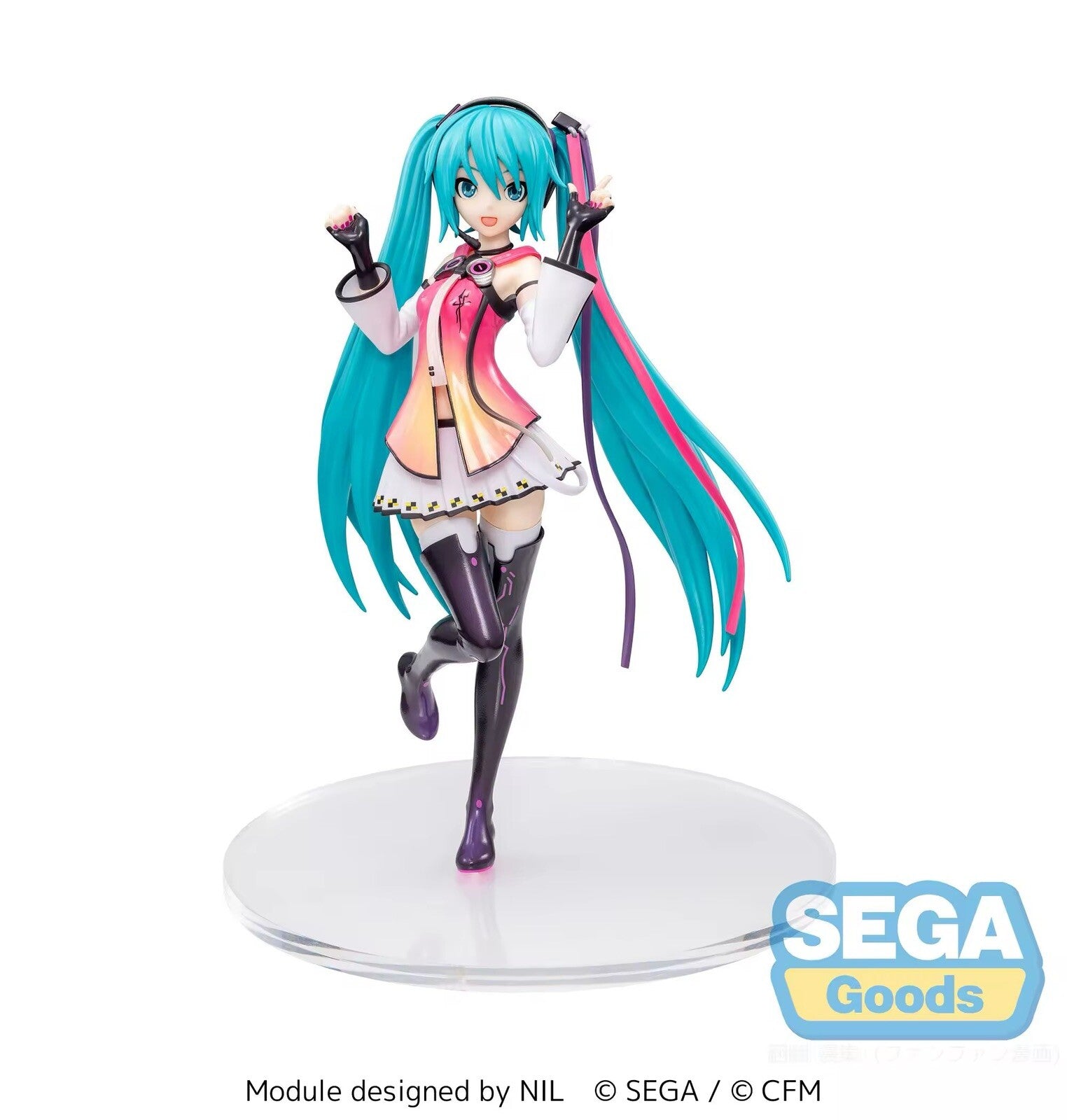 Action Figure Maid Vocaloid Hatsune Miku 20cm Statua Collezione Kawaii Luminasta