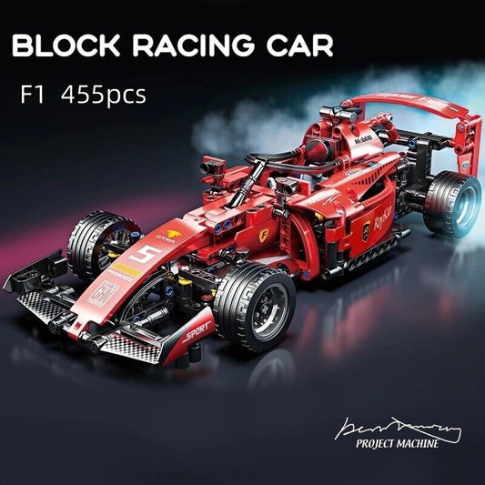 Ferrari Formula 1 Nuova Da Costruire Mattoncini Technic Monoposto 455 Pezzi New