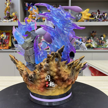 Action Figure Pokémon Mew Mewtwo XY Evolution 25cm Statua Da Collezione Anime