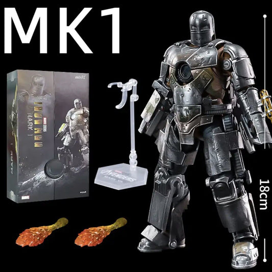 Action Figure Avengers Ironman Mk1 Nuova Statua Collezione Videogames Super Hero